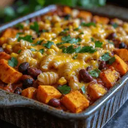 In the realm of hearty comfort foods, few dishes can rival the richness and satisfaction offered by a well-prepared pasta bake. Among these, Sweet Potato Chili Mac Bake stands out with its delightful fusion of flavors and textures. This dish combines the classic appeal of macaroni and cheese with the savory warmth of chili, all while incorporating the nutritious benefits of sweet potatoes and beans. The result? A satisfying, wholesome meal that delights the taste buds and nourishes the body.