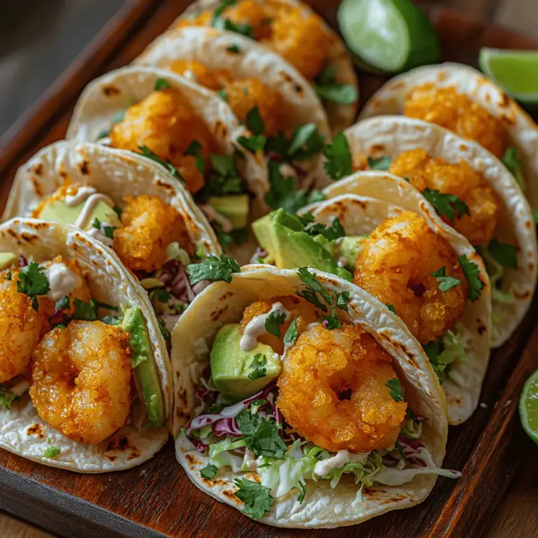 In the culinary landscape, fusion cuisine has gained immense popularity, seamlessly blending flavors and techniques from diverse cultures. One of the most beloved staples in this realm is the taco, a versatile dish that can be customized in countless ways. Among the myriad of fillings available, crispy shrimp tempura stands out as a particularly enticing option. This unique combination marries the light, airy crunch of tempura with the classic taco format, creating an irresistible dish that tantalizes the taste buds with every bite.