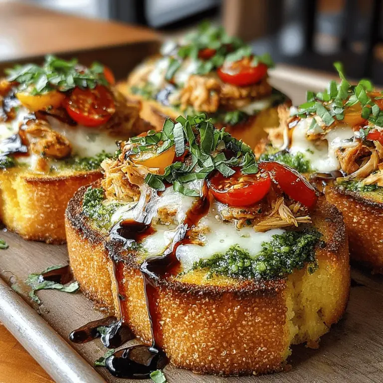 To create the perfect Pesto Chicken and Tomato Toast Melts, it’s crucial to understand the key ingredients that contribute to the dish's vibrant flavors and textures. Each component plays a vital role in building the overall taste profile, so let’s explore them in detail.