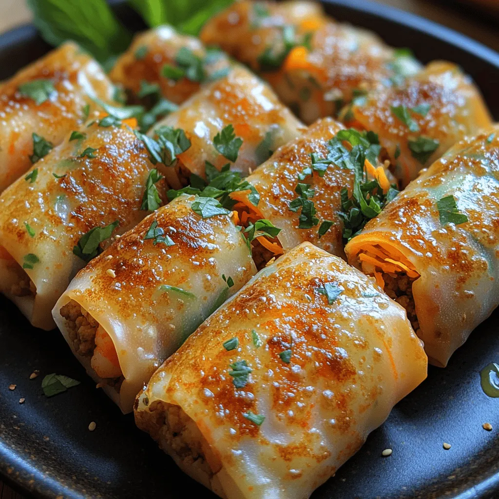 Crispy Vietnamese spring rolls, known locally as "Gỏi cuốn" or "Chả giò," are a beloved staple in Vietnamese cuisine. These delightful rolls are not only a popular appetizer but also a vibrant representation of the country's culinary traditions, showcasing a harmonious blend of flavors, textures, and colors. Traditionally enjoyed as a street food delicacy, they are often served at family gatherings, celebrations, and restaurants, making them an integral part of Vietnamese culture.
