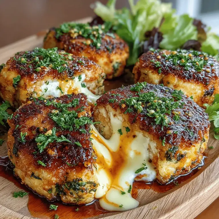 In the realm of comfort food, chicken patties have long held a special place in the hearts and stomachs of many. They offer a deliciously satisfying combination of flavors and textures, making them a go-to choice for family meals, quick lunches, or even party appetizers. Today, we’re taking this beloved classic to new heights with the introduction of Buffalo Mozzarella-Stuffed Chicken Patties. This recipe marries the succulent goodness of ground chicken with the creamy richness of buffalo mozzarella, all while infusing a spicy kick from tangy buffalo sauce.