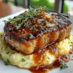 When it comes to comforting meals, few dishes can compete with Savory Smothered Pork Chops with Onion Gravy. This classic recipe not only offers a delightful medley of flavors but also brings warmth and satisfaction to family dinners. The tender, juicy pork chops smothered in a rich, savory onion gravy create a meal that is both hearty and indulgent, making it a favorite among cooks and families alike.