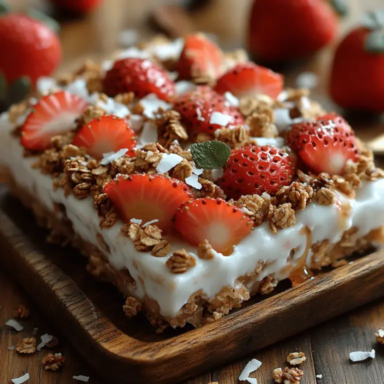 In recent years, the quest for healthy snacks has surged, driven by an increasing awareness of nutrition and wellness. As people look for convenient yet nutritious options to satisfy their cravings, yogurt-based treats have gained considerable popularity. One delightful recipe that stands out in this healthy snacking trend is Sweet Strawberry Yogurt Bark. This refreshing treat not only tantalizes the taste buds but also packs a nutritional punch, making it a perfect choice for health-conscious individuals and families alike.