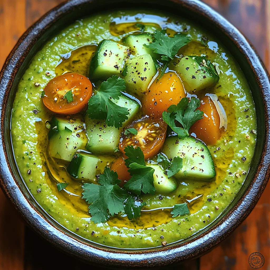 Understanding the culinary world is not just about cooking; it's an exploration of flavors, textures, and the joy of sharing food. Among the myriad of dishes that celebrate this exploration, the Refreshing Avocado Cucumber Gazpacho stands out as a vibrant and nutritious option. This chilled soup is a perfect blend of healthy ingredients, offering a refreshing taste ideal for warm days or as a light starter. Packed with nutrients from avocados and cucumbers, this dish not only satisfies the palate but also promotes wellness. In this article, we will delve into the recipe, explore its benefits, and provide detailed insights to help you create the perfect gazpacho.