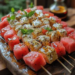 As summer approaches, many of us begin to crave light, refreshing bites that capture the essence of the season. One such dish that has gained immense popularity for its vibrant flavors and beautiful presentation is the Sweet & Savory Watermelon Feta Bites. This recipe combines the natural sweetness of fresh watermelon with the creamy, salty goodness of feta cheese, creating a delightful contrast that appeals to a wide audience. Whether you're hosting a casual get-together, enjoying a picnic, or simply seeking a unique appetizer for your next dinner party, these bites are sure to impress.