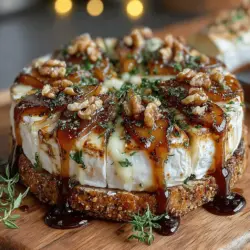 If you're looking to impress your guests with an elegant yet simple appetizer, look no further than Baked Brie & Caramelized Pear Flatbread. This dish is not only visually stunning but also a harmonious blend of flavors that encapsulates the essence of comfort food with an upscale twist. The creamy, buttery texture of Brie cheese pairs beautifully with the sweet, caramelized pears, while a drizzle of balsamic glaze adds a tangy contrast that elevates the entire dish. Whether you're hosting a sophisticated gathering or enjoying a cozy night in, this flatbread is sure to delight your taste buds and leave a lasting impression.