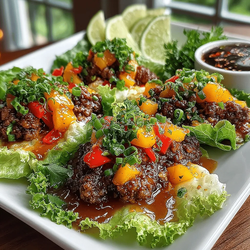 Embarking on a culinary adventure that brings together sweet and savory flavors can be a thrilling experience, and one dish that perfectly encapsulates this tantalizing combination is Sweet & Savory Beef Lettuce Wraps with Peach Glaze. This dish not only excites the palate but also elevates the humble lettuce wrap to new heights, making it a must-try for anyone looking to impress family and friends or simply indulge in a delicious meal at home.