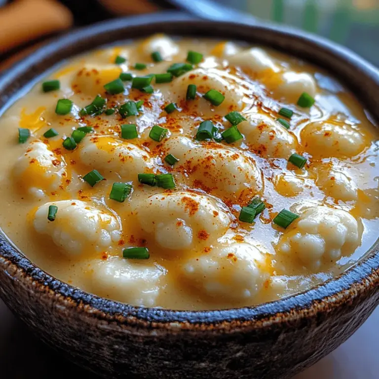 In recent years, cauliflower has taken the culinary world by storm, emerging as a versatile and nutritious alternative in various dishes. From cauliflower rice to cauliflower pizza crust, this cruciferous vegetable has established its place in healthy eating and modern cooking. Its mild flavor and adaptable nature make it an excellent base for soups, particularly for those seeking comfort food that doesn’t compromise on nutrition. Among the myriad of cauliflower recipes, Cheesy Cauliflower Bliss Soup stands out as a warming and indulgent dish that embodies the essence of comfort food.