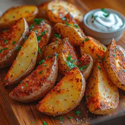 Are you ready to elevate your potato dish to a whole new level? Smoky Paprika Potato Wedges offer a unique and tantalizing flavor profile that is sure to impress your family and guests alike. This dish is not merely a side; it’s a versatile addition to any meal, whether you're serving it alongside grilled meats, as a crispy snack for movie night, or even as a flavorful appetizer at your next gathering. The combination of tender, fluffy potato interiors and a smoky, seasoned exterior creates an irresistible texture and taste that makes these wedges a favorite for many.