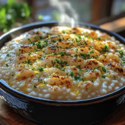 Risotto, a staple of Italian cuisine, has captured the hearts and palates of food lovers around the world. This creamy rice dish, known for its rich texture and ability to absorb flavors, is a canvas for a variety of ingredients. Among the myriad of variations, Zesty Creamy Lemon Garlic Risotto stands out with its refreshing citrus notes and aromatic garlic, making it a delightful meal for both casual weeknight dinners and elegant gatherings.