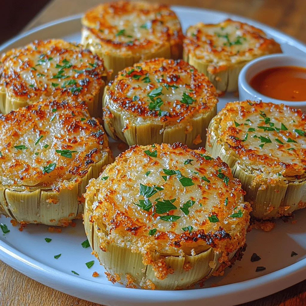 If you're looking for a mouthwatering appetizer or a side dish that will impress your guests, look no further than Crispy Parmesan Artichoke Hearts. This delightful recipe combines the unique, tender flavor of artichoke hearts with the irresistible crunch of a Parmesan and breadcrumb coating. Whether served at a party or enjoyed as a snack, these crispy bites are sure to win over even the most discerning palates.