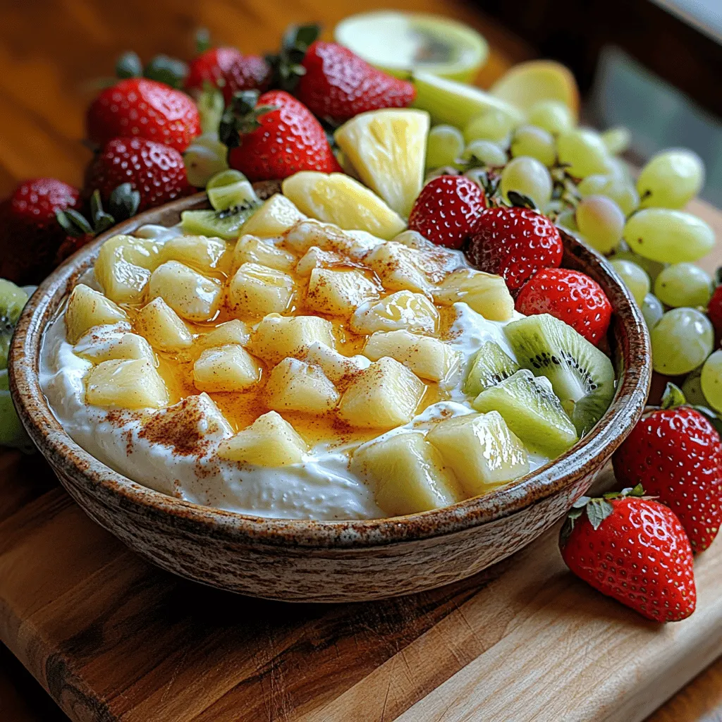 In the world of snacking, few combinations are as delightful and nutritious as fresh fruits paired with a creamy dip. The Delightful Greek Yogurt Fruit Dip is an exceptional recipe that not only tantalizes your taste buds but also offers a wealth of health benefits. This simple yet delectable dip serves as a perfect addition to various occasions, whether you're hosting a party, crafting a healthy dessert, or simply looking for a nutritious snack to enjoy at home.