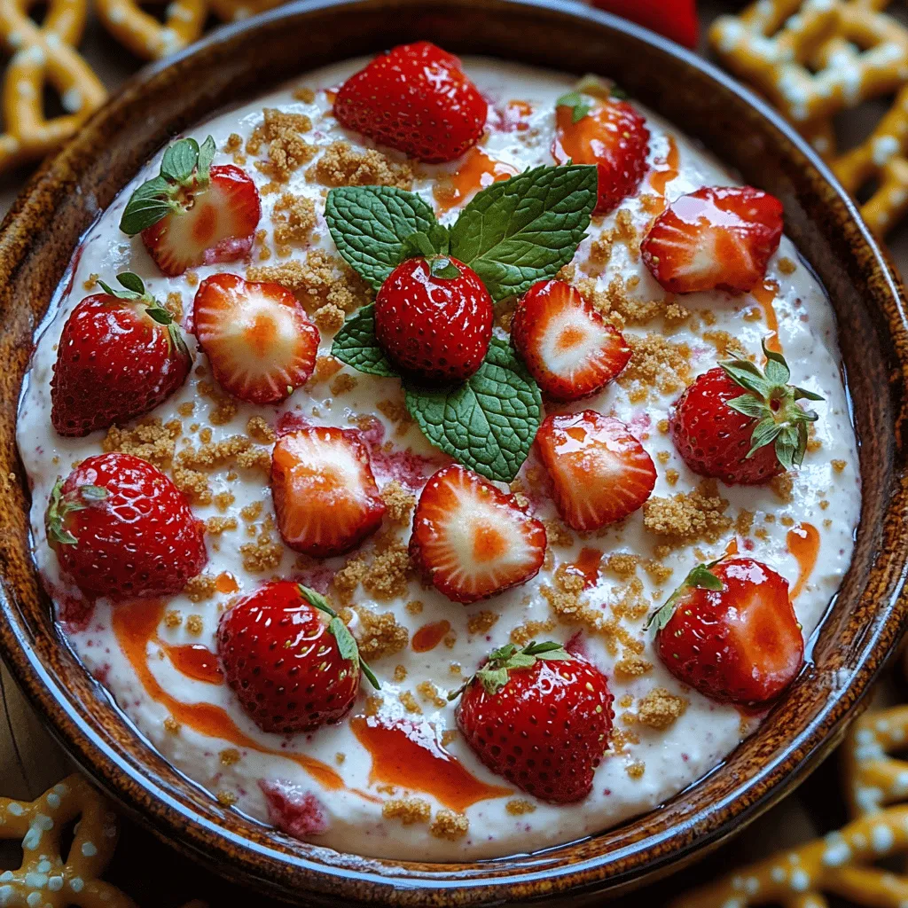 Dessert dips have carved out a special place in the hearts of dessert lovers everywhere, and for good reason. They offer a unique way to enjoy indulgent flavors without the fuss of traditional desserts. Among these delightful creations, the Sweet Strawberry Cheesecake Dip stands out as a perfect embodiment of creaminess and fruity freshness. This easy-to-make dip combines the rich, velvety texture of cream cheese with the vibrant, sweet-tart flavor of fresh strawberries, making it an irresistible treat for any occasion.