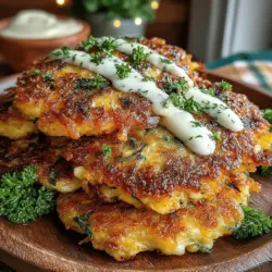 Zucchini fritters have emerged as a beloved dish in contemporary cooking, celebrated for their crispy texture and savory flavors. These delightful little patties serve as an excellent appetizer or snack, making them a versatile addition to any meal. The highlight of this recipe is not just the fritters themselves, but also the accompanying garlic aioli, which adds a zesty, creamy element that elevates the dish to new heights. Whether you’re hosting a summer barbecue or simply looking for a light and healthy bite, zucchini fritters are sure to impress your guests and satisfy your taste buds.