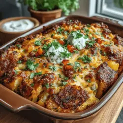 The Spicy Hatch Chili & Cheese Breakfast Bake is a delightful way to kick off your morning or elevate your brunch menu. This dish combines the robust flavors of Hatch chiles with creamy cheeses, creating a satisfying meal that is sure to please. Whether you're hosting a weekend brunch for friends or looking for a hearty breakfast option for your family, this recipe stands out for its unique blend of spices and textures. The combination of eggs, cheese, and spicy chiles results in a dish that is both comforting and exciting, appealing to a wide range of palates.