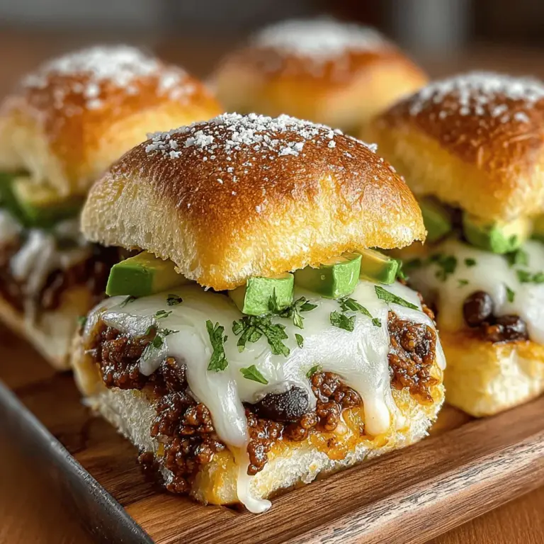 Turkey Chili and Cheese Mini Sliders are an irresistible combination of hearty flavors and delightful textures that make them a favorite for gatherings, parties, and family dinners alike. These bite-sized treats are not only crowd-pleasers but also versatile enough to cater to a variety of palates. Whether you’re serving them at a game day event or as a cozy weeknight meal, these sliders are sure to impress.