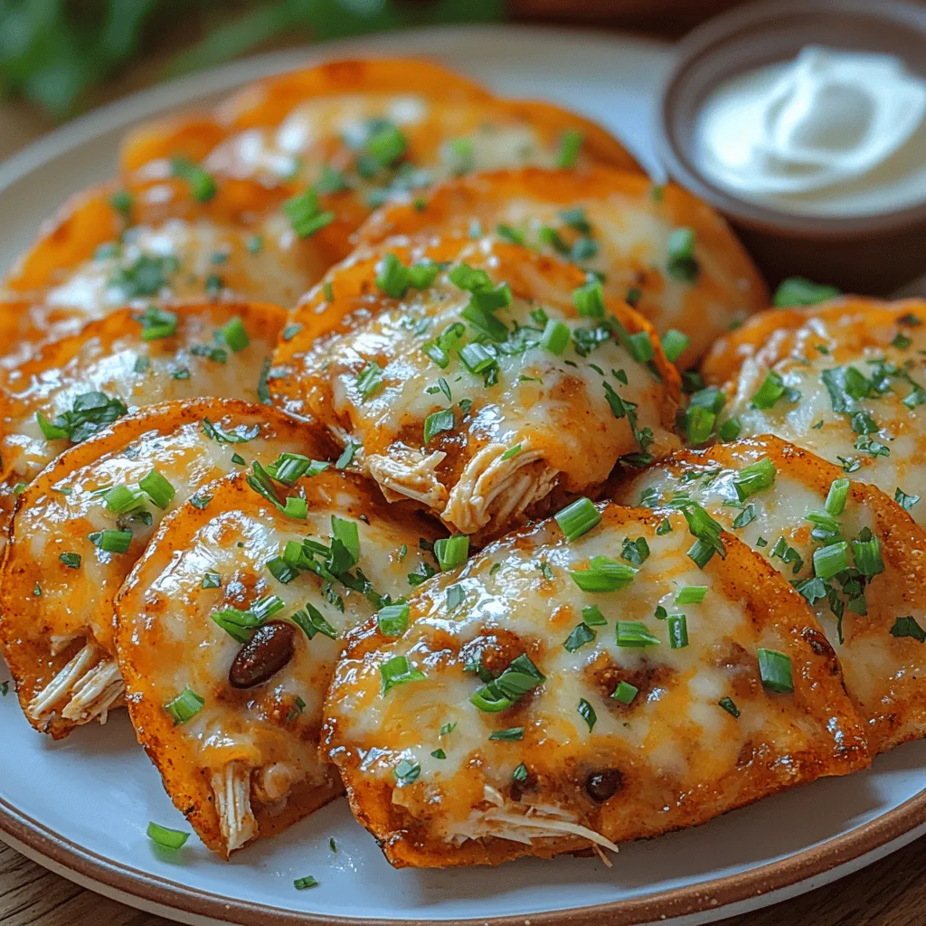 If you're looking for a dish that perfectly marries cheesy goodness with a spicy kick, look no further than Cheesy Chili Chicken Tortilla Bites. This delightful recipe combines the richness of melted cheese, the zest of chili, and tender chicken in a way that tantalizes the taste buds with every bite. Not only are these bites bursting with flavor, but they also provide a satisfying crunch that makes them irresistible. Whether you're hosting a game day gathering, a casual get-together, or simply craving a hearty snack, these bites serve as the ideal appetizer that will please any crowd.