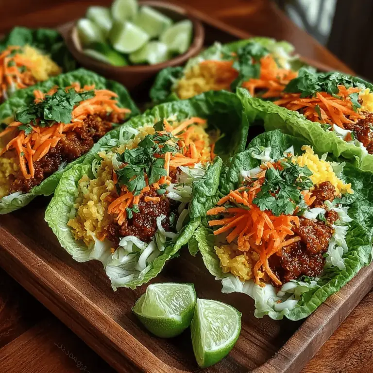 In recent years, plant-based meals have surged in popularity, becoming a staple in the diets of health-conscious individuals and culinary enthusiasts alike. As more people recognize the benefits of incorporating more plant-based options into their meals, recipes that are both nutritious and delicious are in high demand. Among these, the Spicy Tahini Chickpea Lettuce Wraps stand out as a vibrant and satisfying choice. This dish not only offers a burst of flavor but also packs a nutritional punch, making it an excellent option for lunch, dinner, or a quick snack.
