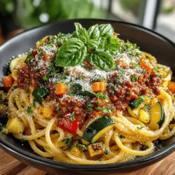 Zucchini Bolognese Delight: A Hearty and Nourishing Recipe