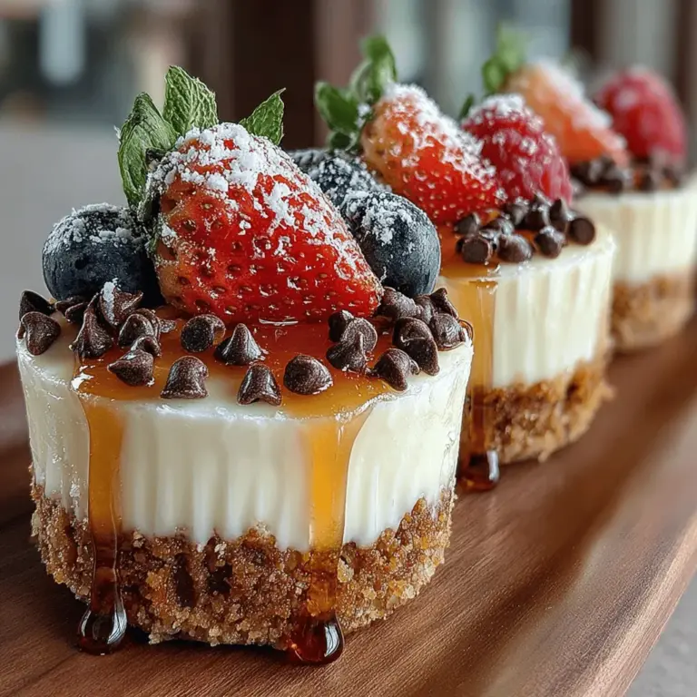 The beauty of Frozen Yogurt Granola Cheesecake Cups lies in their versatility, particularly when it comes to toppings. Here’s a selection of delightful toppings to enhance the flavor and presentation of your cheesecake cups: