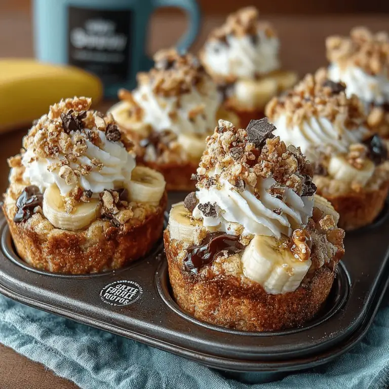 When preparing your banana bread batter, consider adding optional ingredients like walnuts and dark chocolate chips. These additions can enhance both flavor and texture, but it’s essential to fold them in gently. This technique helps maintain the light and airy consistency of your banana bread cups.