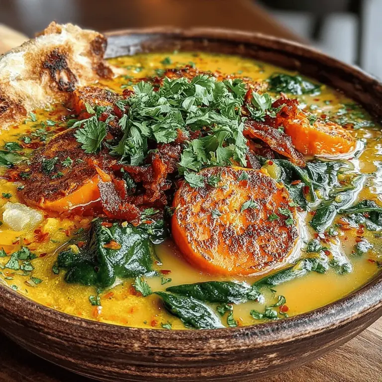 If you're in search of a comforting, nutrient-packed dish that warms the heart and pleases the palate, look no further than Sweet Potato Lentil Coconut Curry. This vibrant curry is not only a feast for the eyes but also a powerhouse of flavors and health benefits. Combining the natural sweetness of sweet potatoes with the earthy richness of lentils and the creamy texture of coconut milk, this dish appeals to a wide range of dietary preferences, making it an excellent option for vegans, vegetarians, and those seeking gluten-free meals.