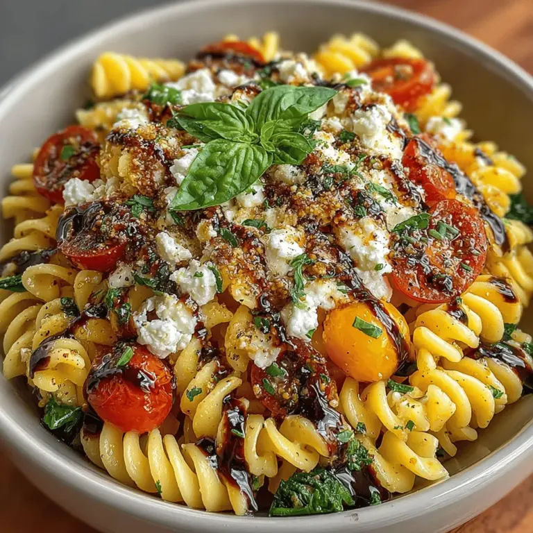 In the world of culinary delights, few dishes embody the essence of summer and fresh ingredients quite like a Balsamic Vinaigrette Pasta Delight. This vibrant pasta salad is not only visually appealing but also brimming with flavors that tantalize the taste buds. With a harmonious blend of cherry tomatoes, fresh spinach, feta cheese, and a tangy balsamic vinaigrette, it makes for a perfect dish for gatherings, picnics, or a light dinner at home. The combination of textures and flavors in this salad creates a delightful experience that is both satisfying and nutritious.