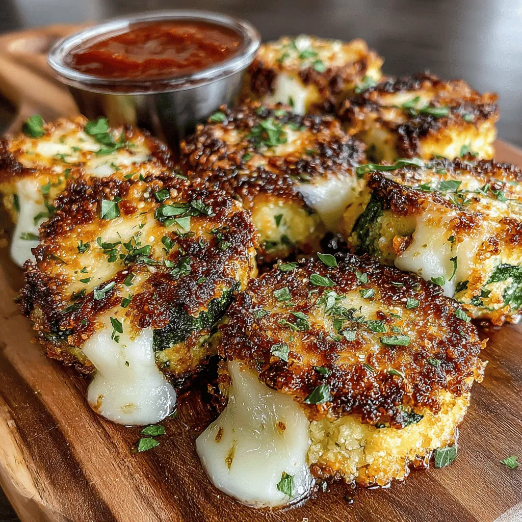 To achieve the perfect crunchy coating for your Crispy Cheesy Zucchini Medallions, you'll need to prepare a flavorful mixture of breadcrumbs, cheese, and seasonings. Start by gathering your ingredients: