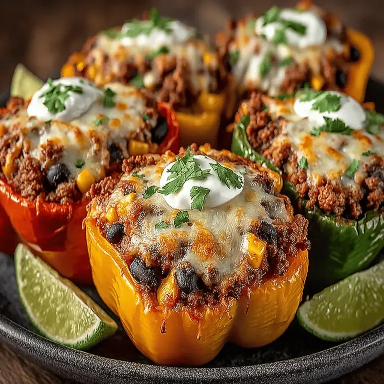Mini bell peppers have taken the culinary world by storm, offering a delightful combination of flavor, color, and versatility. These petite powerhouses are not only visually appealing, but they also serve as the perfect canvas for a variety of delicious fillings. Whether you are preparing a cozy family dinner, hosting a lively gathering, or looking for healthy meal prep ideas, mini taco stuffed mini bell peppers are an excellent choice. This recipe showcases fresh ingredients, ensuring a dish that is both satisfying and nourishing, while also being incredibly easy to prepare.