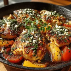 When it comes to weeknight dinners that impress, the Sweet & Savory Peach Chicken Skillet stands out as a delightful option that balances flavor and ease of preparation. This dish combines tender chicken breasts with the juicy sweetness of fresh peaches, creating a harmonious blend of flavors that is both comforting and refreshing. The combination of savory elements, such as olive oil and balsamic vinegar, with the natural sweetness of fruit makes each bite a celebration of the season's bounty.