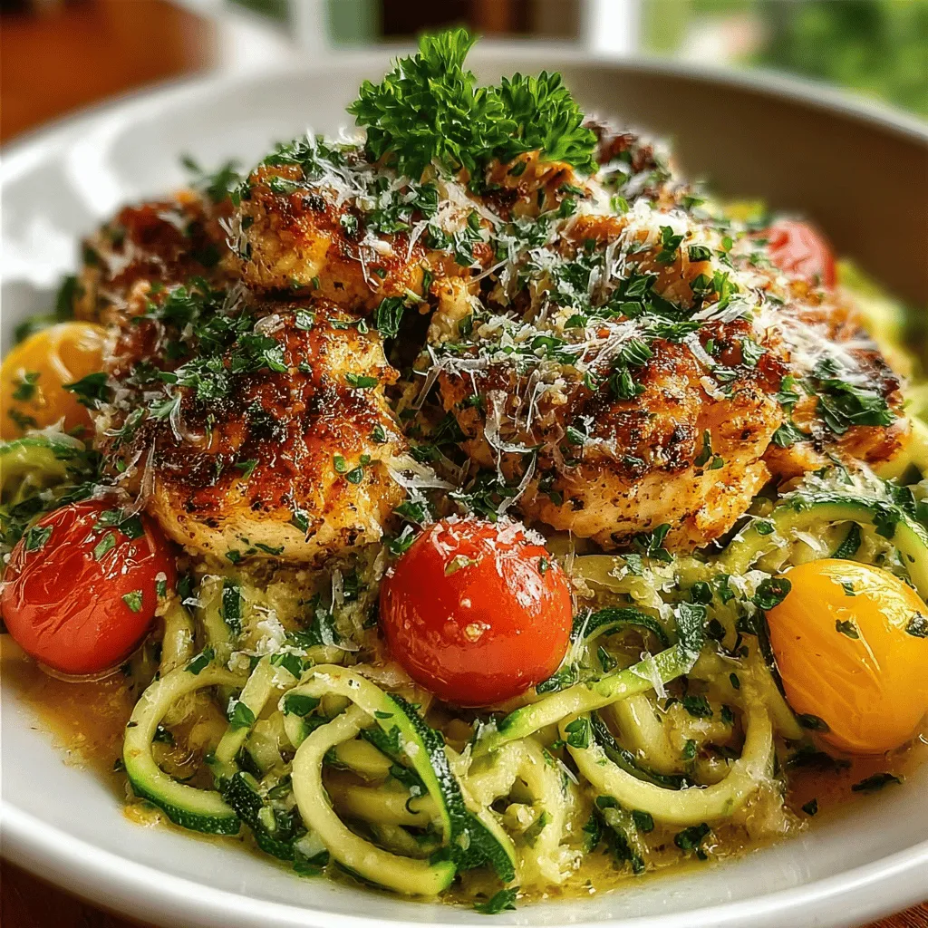 In recent years, the culinary world has witnessed a remarkable shift towards healthier eating habits, with zoodles—zucchini noodles—emerging as a star player in this trend. As a versatile and nutritious alternative to traditional pasta, zoodles have captured the hearts of health-conscious eaters everywhere. They not only offer a satisfying texture but also allow for a guilt-free indulgence in your favorite pasta dishes. Among the myriad of recipes featuring zoodles, one stands out for its vibrant flavors and simplicity: Zesty Lemon Garlic Chicken Zoodle Bowls. This dish is a delightful harmony of fresh ingredients, making it not just a meal but a celebration of health and taste.