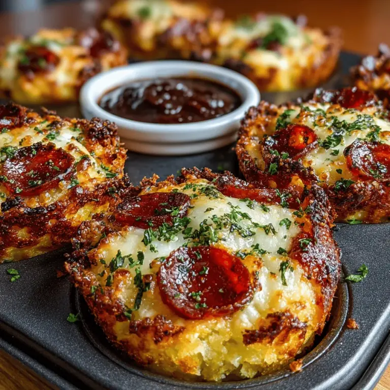 When it comes to filling your muffin tin with the delicious pasta mixture, consistency is key to achieving perfectly cooked Mini Pepperoni Pasta Pie Bites. Begin by ensuring that your muffin tin is well-greased. This will help prevent sticking and make removal easier after baking.