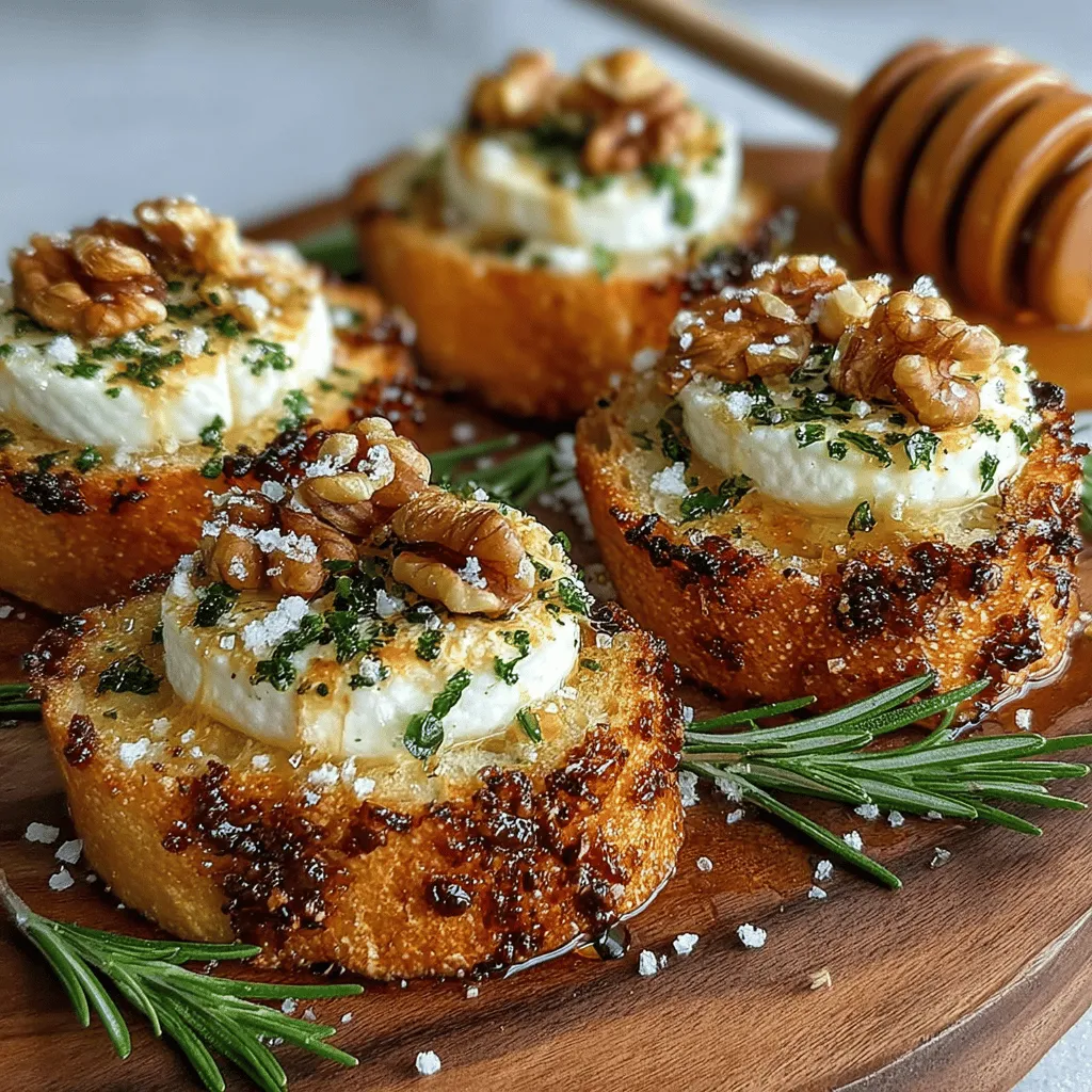 When it comes to appetizers that impress, Mini Baked Brie Stuffed Baguette Slices stand out as a delightful choice that creates a perfect balance of creamy cheese, sweet honey, and crunchy walnuts. This dish embodies the essence of comfort food while also presenting a refined edge that makes it suitable for various occasions—be it holiday parties, casual gatherings, or an elegant dinner with friends. The ease of preparation makes this recipe accessible even for novice cooks, allowing anyone to bring a touch of gourmet flair to their table.
