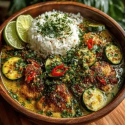 Zesty Zucchini Chicken Curry Bowls: A Flavorful Journey
