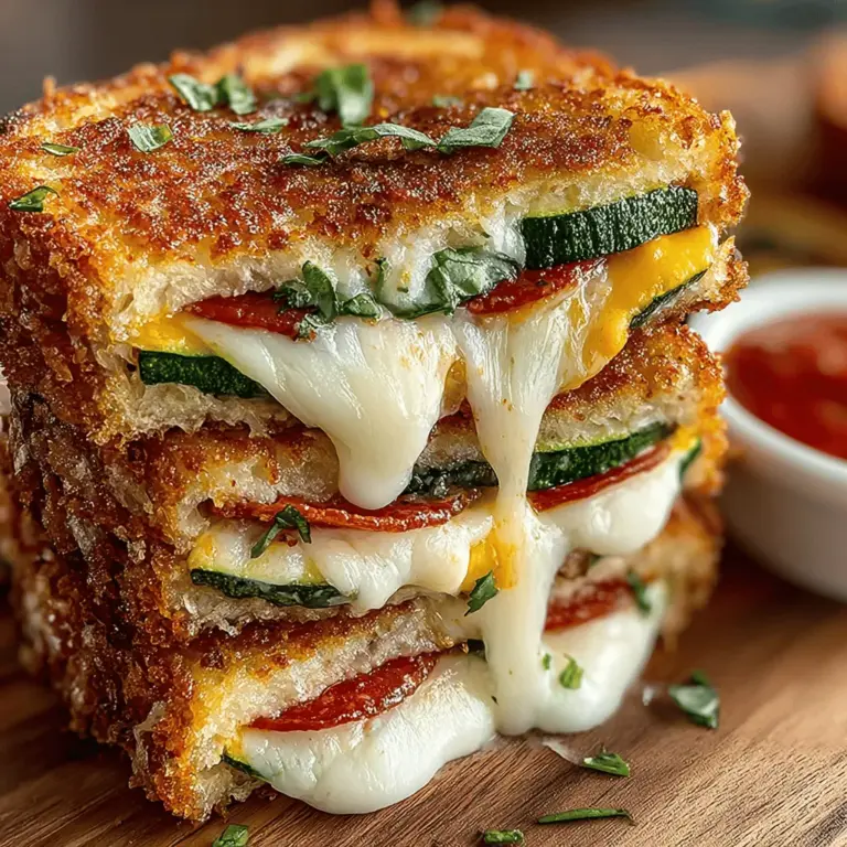 In the realm of comfort food, few dishes evoke as much warmth and satisfaction as grilled cheese and pizza. Each of these beloved classics carries a nostalgic charm, often associated with childhood memories and cozy evenings at home. But what if you could elevate these iconic flavors into a single, delightful dish? Enter the Zucchini Pizza Grilled Cheese, a winning combination that merges the best of both worlds into a nutritious and mouth-watering meal. This recipe not only satisfies your cravings but also introduces a healthy twist by incorporating zucchini, making it a perfect choice for those seeking to enjoy comfort food without the guilt.