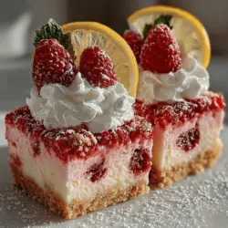 Summer desserts often lean towards rich, heavy options, but the appeal of these Frozen Yogurt Raspberry Lemonade Bars lies in their light and refreshing qualities. The combination of creamy Greek yogurt and tart lemonade creates a harmonious blend that invigorates the senses. The addition of fresh raspberries gives each bite a delightful burst of flavor that is both sweet and tangy. Not only do these bars taste incredible, but they are also a guilt-free treat that allows you to indulge without compromising your health goals.