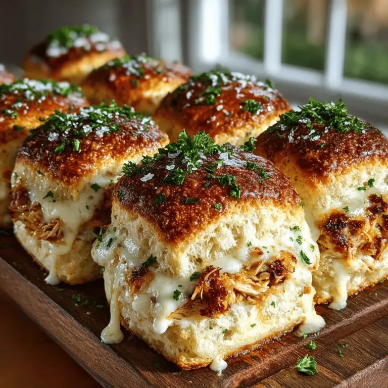 To create a truly unforgettable Mini Chicken Alfredo Biscuit Melt, starting with quality ingredients is essential. The filling is made up of chicken, heavy cream, Parmesan cheese, and a medley of aromatics. Choosing the right chicken is crucial; cooked, shredded, or diced chicken breast works best, providing a tender and flavorful base for your sauce. Shredded chicken, in particular, absorbs the Alfredo sauce beautifully, ensuring each bite is packed with flavor.