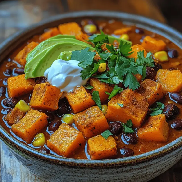 As the leaves turn and the air cools, there’s nothing quite like a warm bowl of chili to evoke the comforting essence of fall. One standout recipe that embodies this sentiment is the Cozy Butternut Squash & Hatch Chili. This dish marries the sweetness of butternut squash with the smoky heat of Hatch chiles, creating a symphony of flavors that warms the heart and nourishes the body. Perfect for family gatherings, chilly evenings, or simply as a hearty meal, this chili is a celebration of seasonal ingredients that not only taste delicious but also offer an array of health benefits.