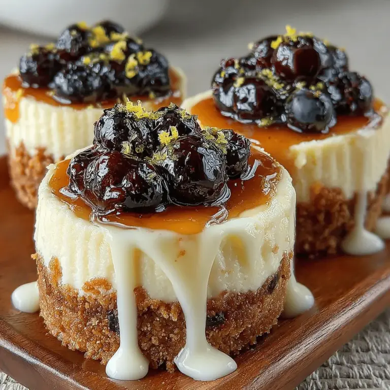 When it comes to desserts that offer the perfect balance of creamy richness and vibrant flavors, Mini Blueberry Lemon Baked Cheesecakes stand out as a delicious treat suitable for any occasion. These bite-sized desserts encapsulate the essence of summer with their zesty lemon notes and the sweetness of fresh blueberries, making them a crowd-pleaser at gatherings, holidays, or simply as a self-indulgent treat. In this article, we will explore the delightful process of creating these mini cheesecakes, from the buttery graham cracker crust to the luscious blueberry topping that crowns each individual cheesecake.