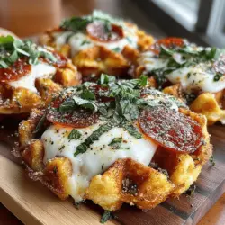 In the world of quick and easy snacks, mini waffle pizzas stand out as a delightful fusion of comfort food and creativity. These bite-sized treats offer a playful twist on traditional pizza, providing a perfect combination of crispy, fluffy waffles topped with savory ingredients. With just a handful of ingredients and minimal preparation time, mini waffle pizzas are ideal for various occasions—be it parties, family gatherings, or a simple weeknight dinner. This article will guide you through the steps to create your own mini waffle pizzas, highlighting their versatility, flavor combinations, and ease of preparation. Whether you’re a seasoned cook or a kitchen novice, this recipe promises a fun culinary experience that everyone will love.