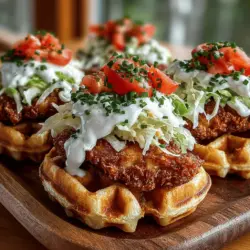 Mini Waffle Chicken Ranch Sliders: The Perfect Bite-Sized Treat