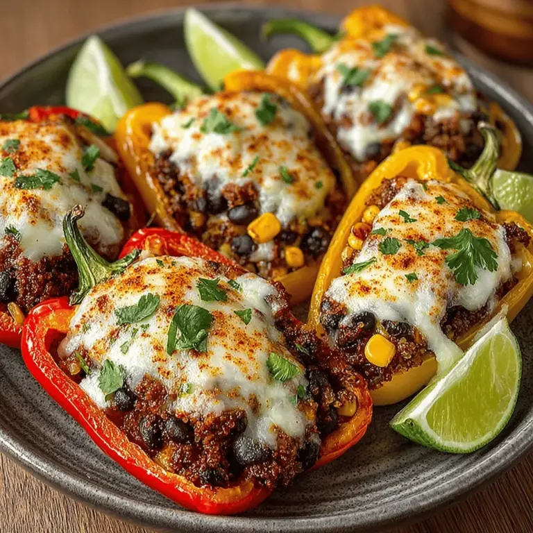 Stuffed peppers have long been a beloved dish in various cuisines around the world. Their versatility allows for an endless combination of fillings, making them a favorite for both home cooks and professional chefs. Whether you prefer meat, grains, or vegetables, stuffed peppers can accommodate a variety of tastes and dietary needs. Today, we’re putting a unique spin on this classic dish by featuring mini sweet bell peppers, which are not only adorable in size but also pack a punch of flavor.