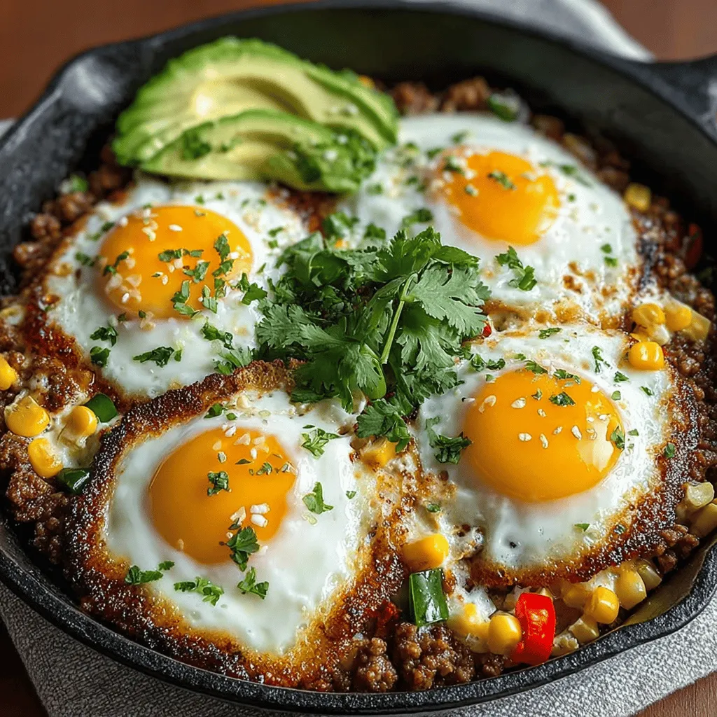 In the bustling world of breakfast options, finding a dish that is both satisfying and packed with flavor can be a challenge. Enter the Spicy Green Chili Turkey Breakfast Skillet—a hearty meal that not only energizes your morning but also tantalizes your taste buds. This dish combines ground turkey, vibrant vegetables, and an array of spices, topped off with perfectly cooked eggs. It’s a one-pan wonder that makes breakfast both easy and delicious.