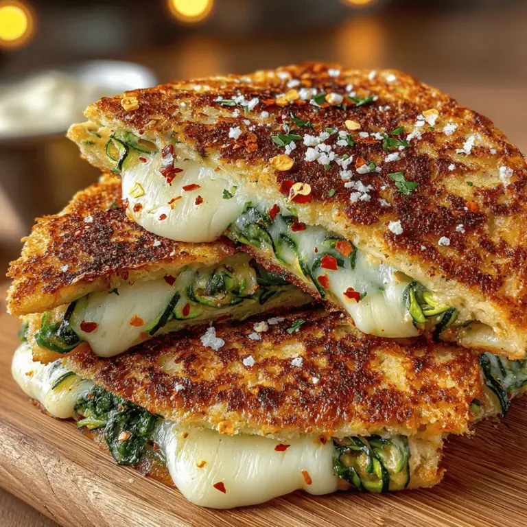 In recent years, there has been a noticeable shift towards healthier eating habits, with more people embracing plant-based meals that cater to both health and flavor. This trend is not just a passing phase; it reflects a growing awareness of the benefits of incorporating nutrient-dense foods into our diets. One such dish that perfectly aligns with this movement is Zucchini Spinach Grilled Cheese Wraps. Combining the wholesome goodness of vegetables with the comforting allure of grilled cheese, these wraps present an enticing option for anyone looking to enjoy a delicious meal without sacrificing nutrition.