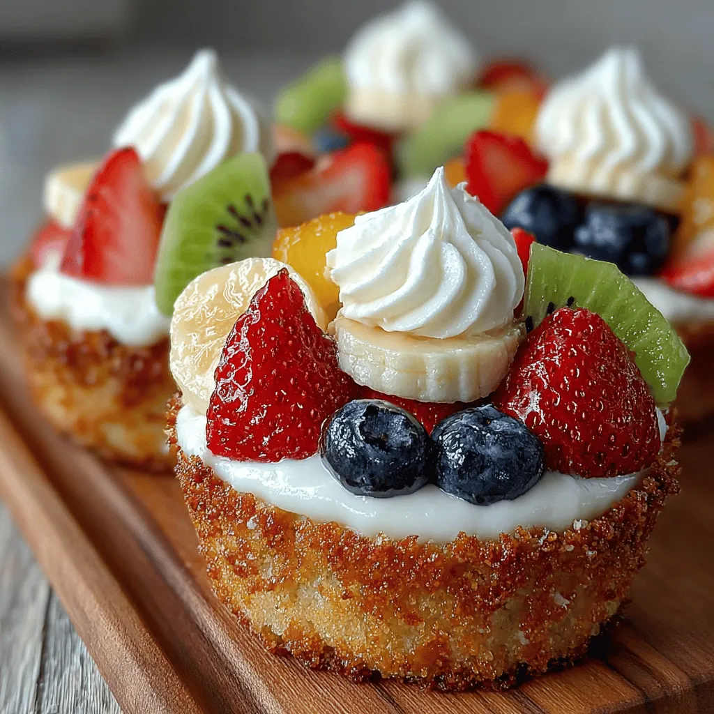 In today's fast-paced world, finding a healthy yet delicious breakfast option can be a challenge. Many people are constantly searching for meals that are not only quick to prepare but also nutritious and enjoyable. Enter Fruit Pizza Breakfast Muffins—a delightful fusion of flavors and textures that ensures you start your day on a sweet note without compromising on nutrition. These muffins combine the wholesomeness of oats, the richness of Greek yogurt, and the vibrancy of fresh fruit, making them not only visually appealing but also a nutritious choice for any breakfast table.