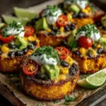 In the world of snacks, few things are as enticing as a plate of nachos. The combination of crunchy textures, savory toppings, and a hint of spice has made nachos a perennial favorite at parties, game nights, and casual get-togethers. But what if you could enjoy this beloved dish with a healthier twist? Enter Sweet & Spicy Baked Sweet Potato Nacho Rounds—an innovative recipe that harmoniously blends the natural sweetness of sweet potatoes with a medley of spices and savory toppings. This dish not only satisfies cravings but also offers a nutritious alternative, making it a perfect choice for any occasion.