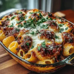 Rustic Italian Sausage Rigatoni Bake: A Culinary Delight