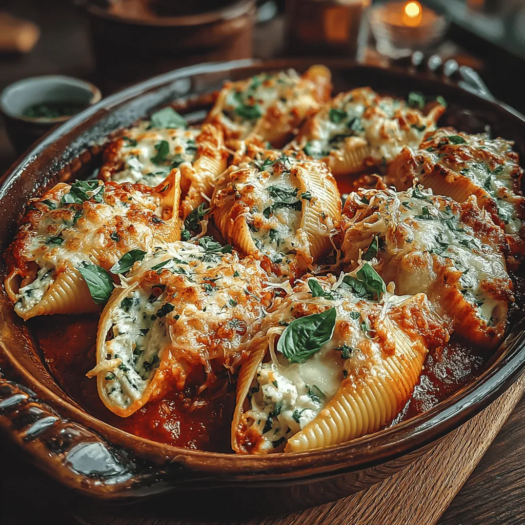 To kick off this delicious Cheesy Pumpkin-Stuffed Shells recipe, begin by preheating your oven to 375°F (190°C). Preheating your oven is crucial for achieving even cooking throughout your dish. A properly preheated oven helps to ensure that the stuffed shells cook uniformly, allowing the flavors to meld beautifully and the cheese to bubble to perfection.