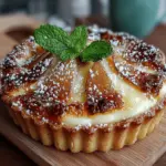 When it comes to desserts that evoke comfort and indulgence, the Pear Vanilla Bean Custard Tart stands out as a true masterpiece. This delightful recipe marries the sweetness of ripe pears with the rich, creamy essence of vanilla bean custard, creating a harmonious blend of flavors and textures that is sure to impress. Whether you are celebrating a special occasion or simply treating yourself to a homemade dessert, this tart offers a sophisticated yet approachable option that will satisfy any sweet tooth.