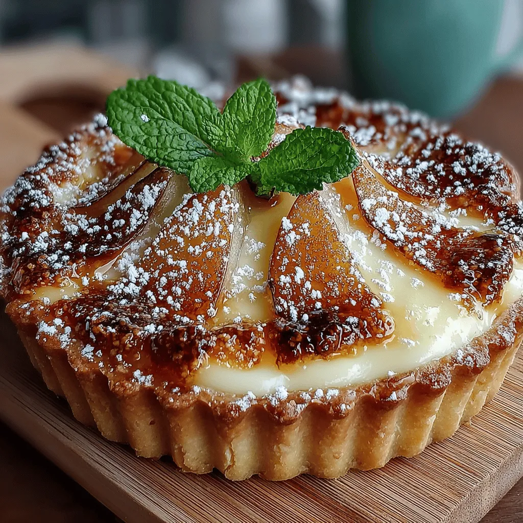 When it comes to desserts that evoke comfort and indulgence, the Pear Vanilla Bean Custard Tart stands out as a true masterpiece. This delightful recipe marries the sweetness of ripe pears with the rich, creamy essence of vanilla bean custard, creating a harmonious blend of flavors and textures that is sure to impress. Whether you are celebrating a special occasion or simply treating yourself to a homemade dessert, this tart offers a sophisticated yet approachable option that will satisfy any sweet tooth.